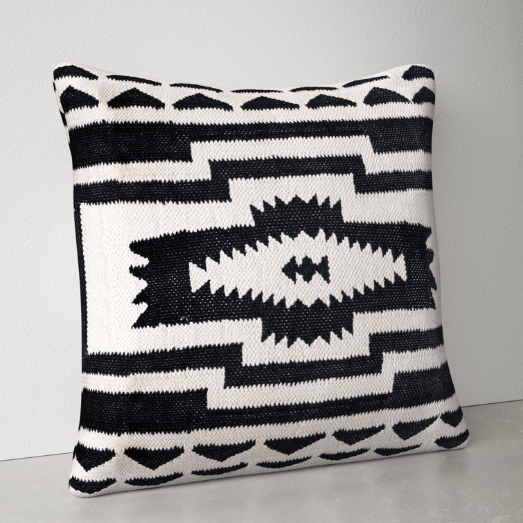 Graham Geometric Cotton Throw Pillow